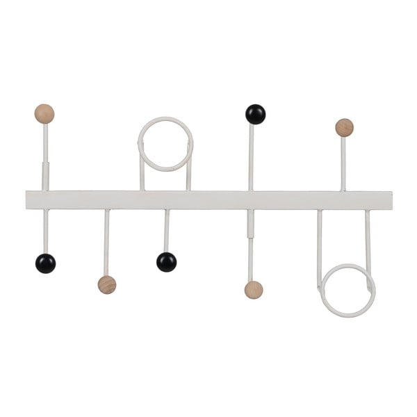 Bijela metalna zidna vješalica – Ixia