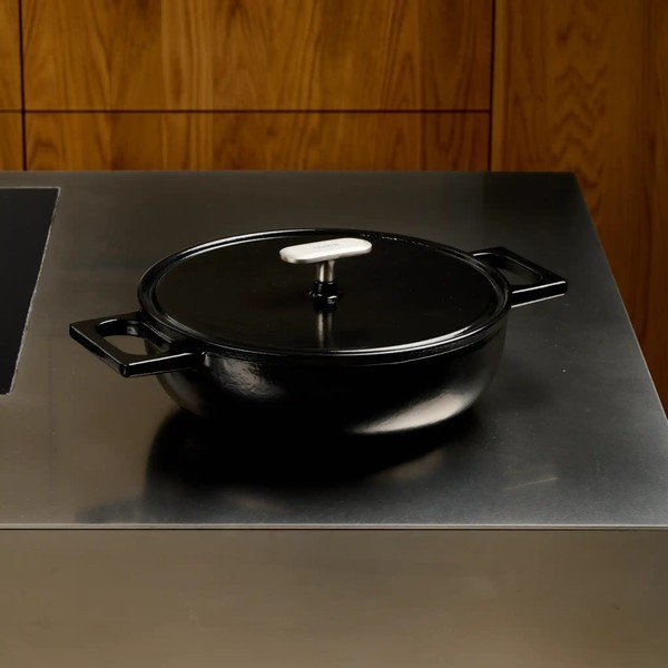 Tava s poklopcem od lijevanog željeza ø 26 cm tegame Mattia 3.0 – FABINI-image-1