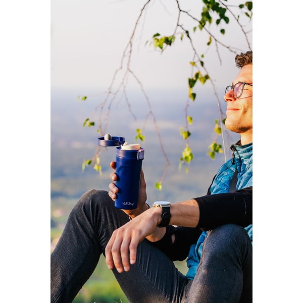 Dark Blue Travel Termohrle Vialli dizajn fuori, 400 ml-image-4