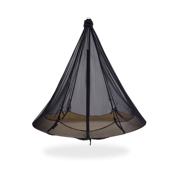 Crni komarnik za ljuljačku ø 180 cm - Hangout Pod-image-1
