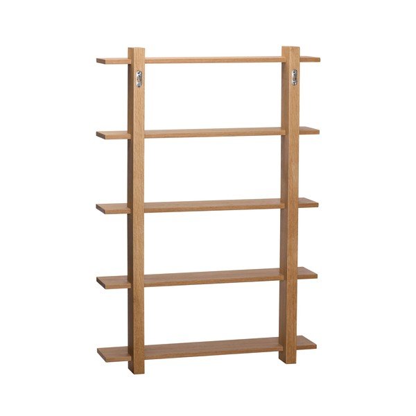 Polica s više razina u dekoru hrasta u prirodnoj boji 60 cm Simple – Hübsch-image-2