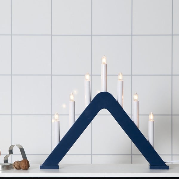 Tamno plavi božićni svjetlosni ukras s utikačem Jarve – Star Trading-image-1