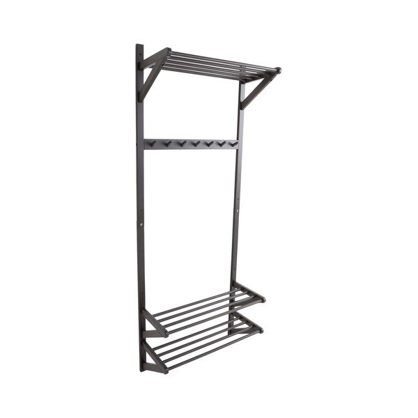 Crni set za hodnik od masivnog bora 75x190x32 cm Cole – Jotex