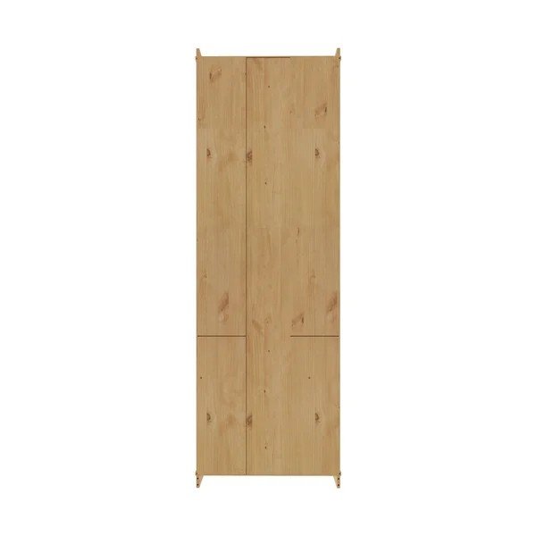 Vitrina od masivnog bora u svijetloj prirodnoj boji 74x223x37 cm Anita – Støraa-image-4