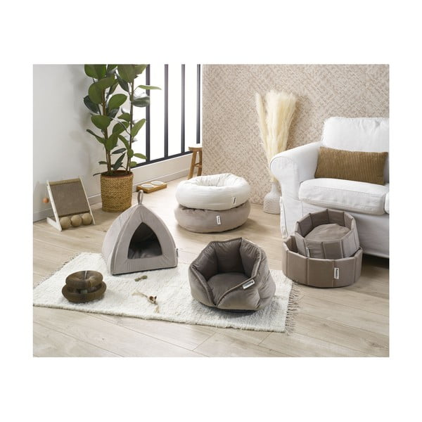 Svjetlo smeđi krevet za pse ø 40 cm – Love Story-image-2