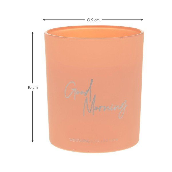 Narančasta mirisna svijeća Westwing Collection Good Morning: Floral Amber, vrijeme gorenja 30 h-image-3