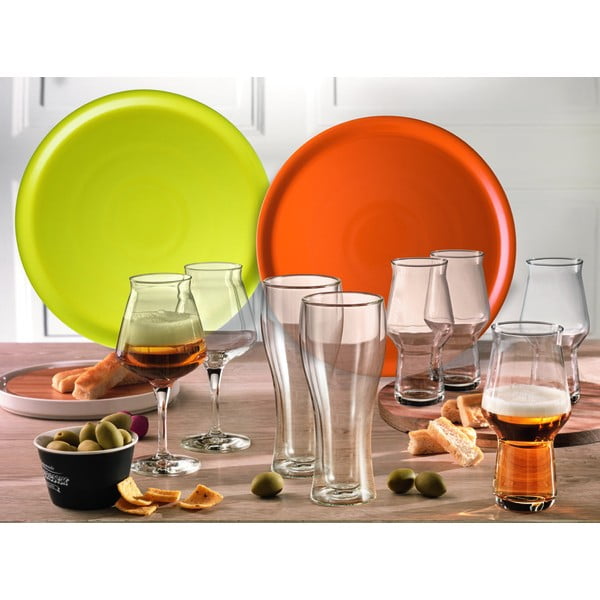 Narančasti porculanski tanjur za pizzu Brandani Pizza, ⌀ 31 cm-image-1