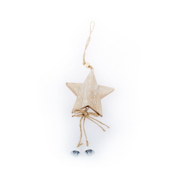 Viseći božićni ukras u obliku Dakls Blanche zvijezde