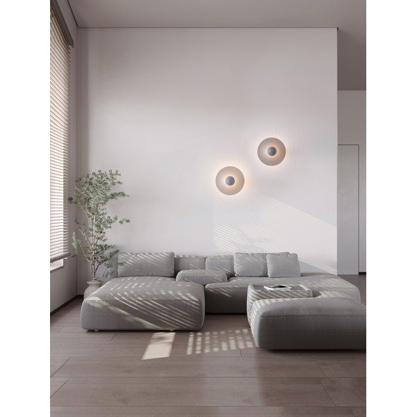 Prljavo plava LED zidna lampa aluminijska Edem – Nova Luce-image-1
