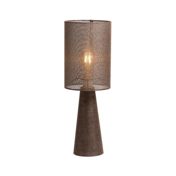 Smeđa stolna lampa s tekstilnim sjenilom (visina 58 cm) Micky – Light & Living-image-4