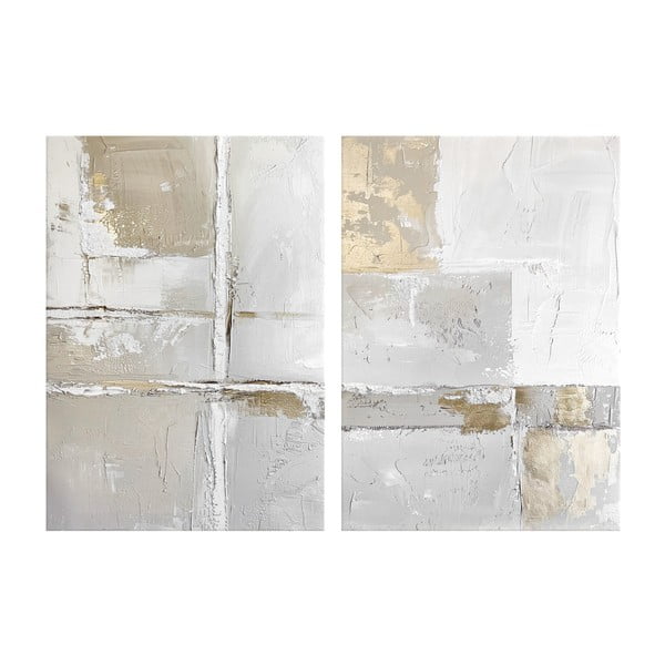 Slike s ručno oslikanim elementima u setu od 2 kom 50x70 cm Jedro – Styler