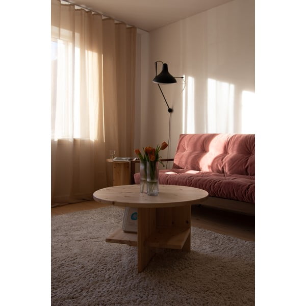 Okrugli stolić za kavu u prirodnoj boji Rondure - Karup Design-image-3