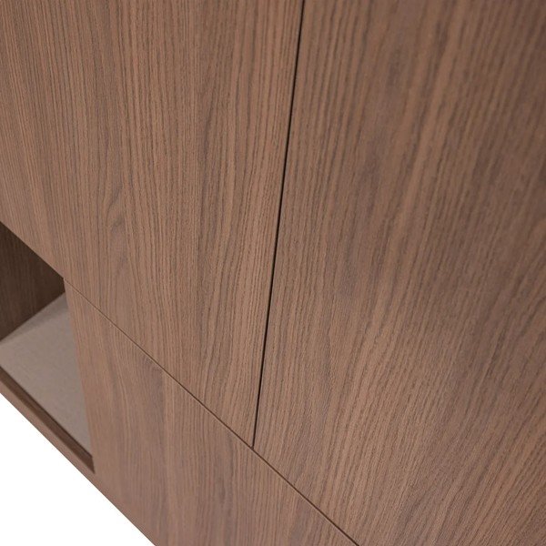 Modularni garderobni ormar u tamnoj prirodnoj boji 80x215 cm Build – WOOOD-image-3