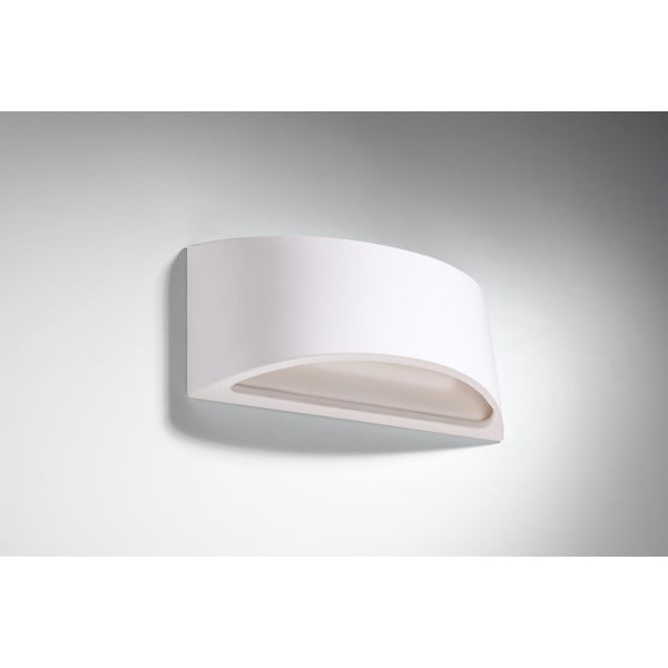 Bijela zidna svjetiljka Sollux Farina-image-1