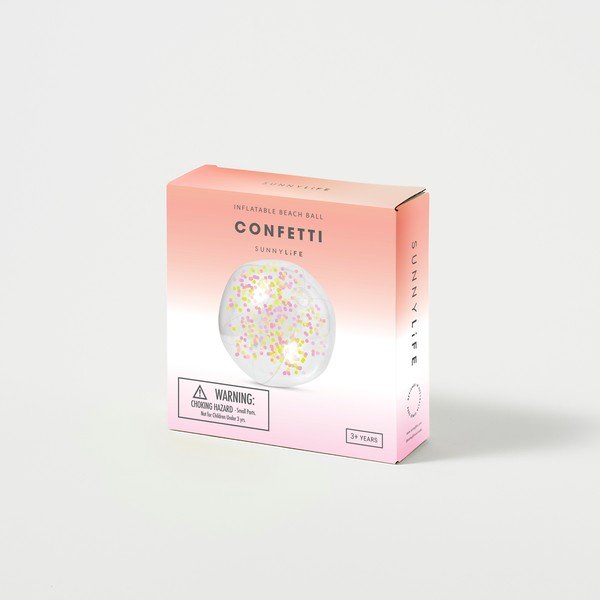 Lopta na napuhavanje Sunnylife Confetti, ø 35 cm-image-2