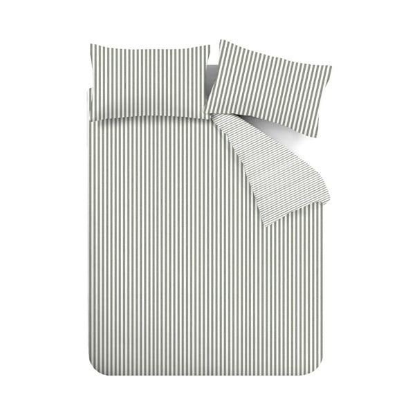 Zelena flanelska posteljina za krevet za jednu osobu 135x200 cm – Catherine Lansfield