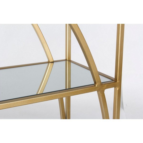 Željezna biblioteka u zlatnoj boji 56x151,5x25 cm Elenor – Bizzotto-image-3