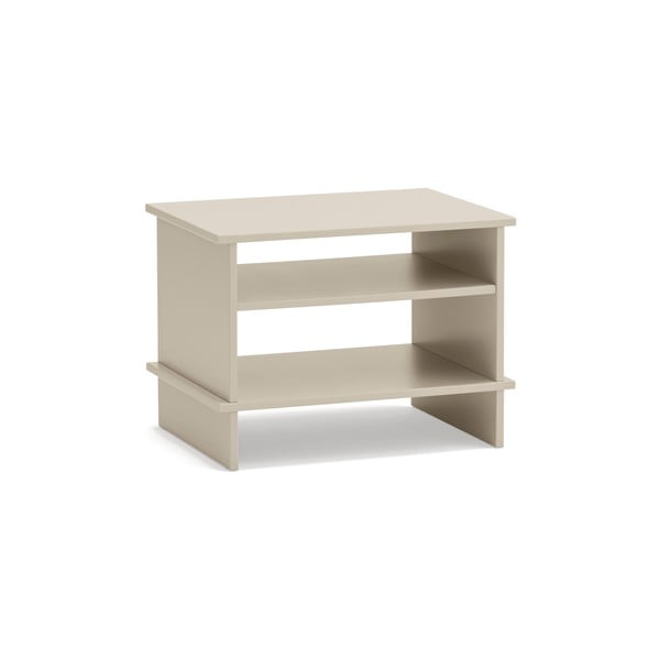 Krem noćni ormarić s policama Inari – Teulat