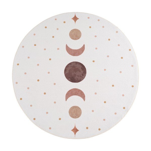 Krem periv dječji tepih ø120 cm Coco 1136 – Ayyildiz Carpets