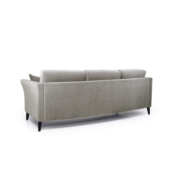 Bež baršunasta sofa Scandic Eden, 237 cm-image-3