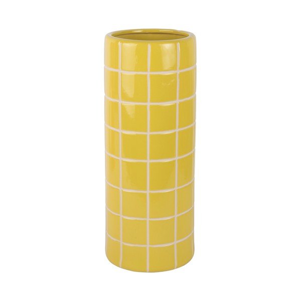 Žuta  keramička vaza (visina 40 cm) Retro Tiles – PT LIVING