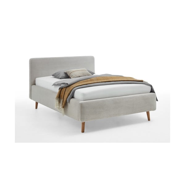 Bež tapecirani krevet bez podnice 120x200 cm Mattis – Meise Möbel-image-2
