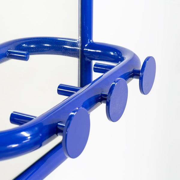 Plava metalna ploča za vješanje garderobe 35x60x11 cm Retro – Spinder Design-image-3