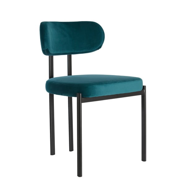 Petrolej zelene baršunaste blagovaonske stolice u setu 2 kom Sonja – Light & Living