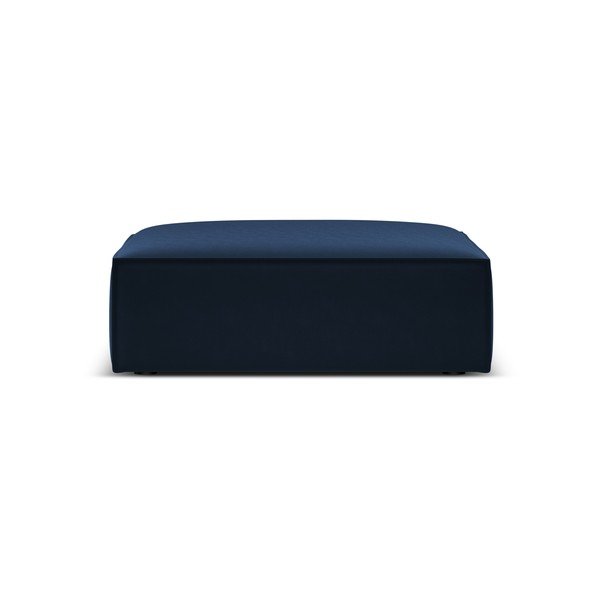 Tamno plavi baršunast tabure Vanda – Mazzini Sofas