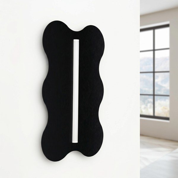 Crna metalna zidna lampa KLOVER – Thoro-image-3