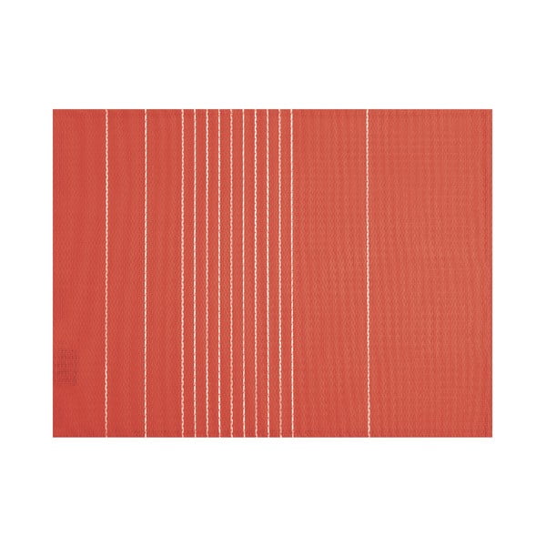 Cigla crveni podmetač Tiseco Home Studio Stripe, 45 x 33 cm