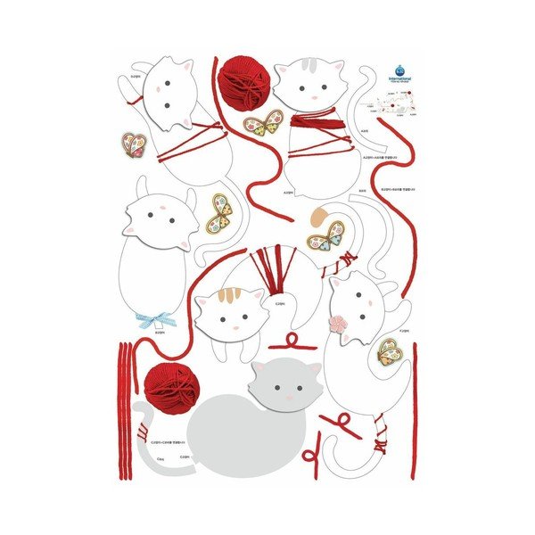 Naljepnica Ambience Cats and balls 30 cm-image-2