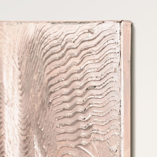 Ručno oslikana slika 88x118 cm Metallic Rose – Malerifabrikken-image-2