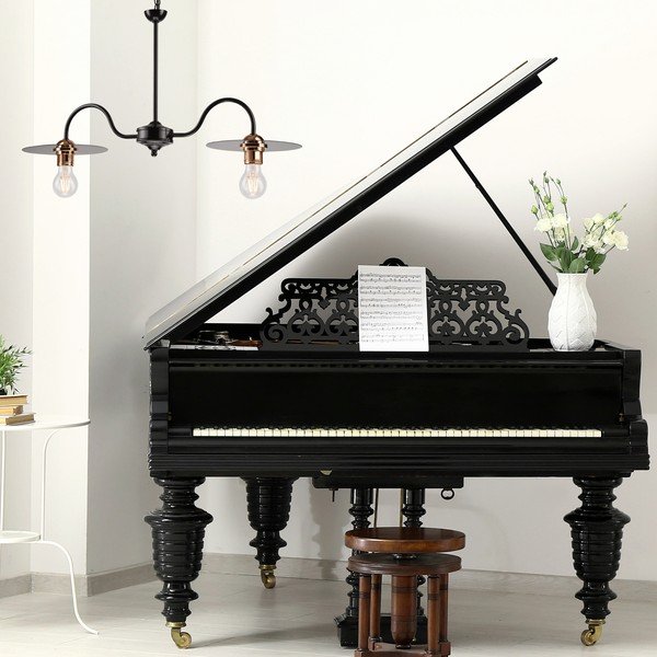 Crna viseća lampa - LAMKUR-image-3