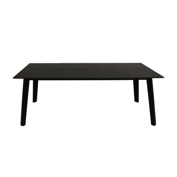 Crni blagovaonski stol Canett Cokko, 200 cm