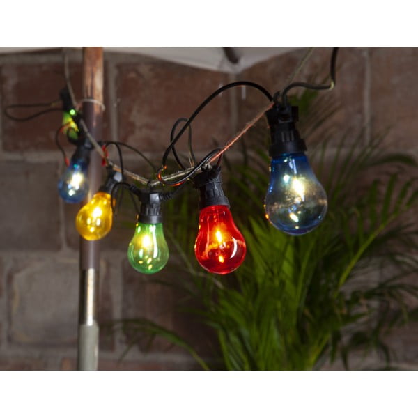 Vanjski rasvjetni LED lanac s žaruljama u boji Best Season Circus, 10 lampica