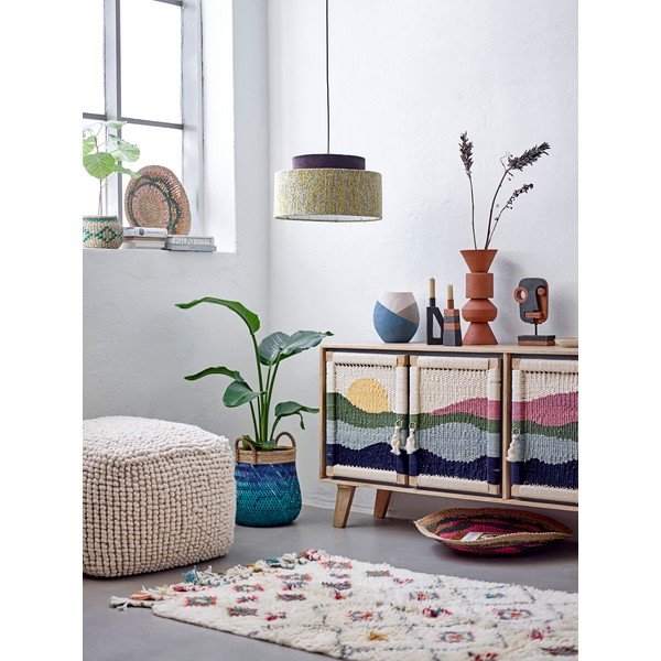 Crni svijećnjak od terakote Bloomingville Kes, visina 20 cm-image-1