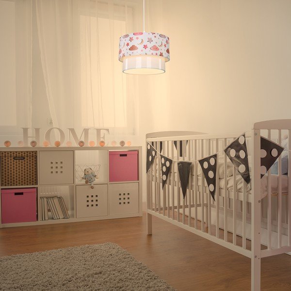 Bijela dječja svjetiljka ø 30 cm Kinder – Squid Lighting-image-1