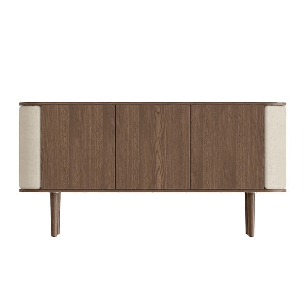 Smeđa/bež niska komoda u dekoru hrasta 150x75 cm Treasures – UMAGE-image-3