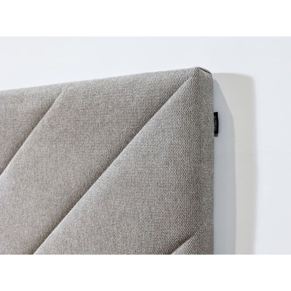 Bež tapecirani bračni krevet s podnicom 160x200 cm Romane – Bobochic Paris-image-3