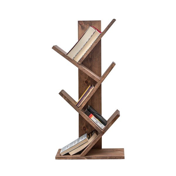 Regal u dekoru oraha u prirodnoj boji 35x90 cm Cemo – Kalune Design