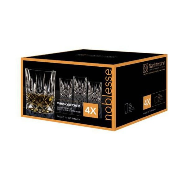 Set s 4 kristalne čaše za viski Nachtman Noblesse 295 ml-image-4