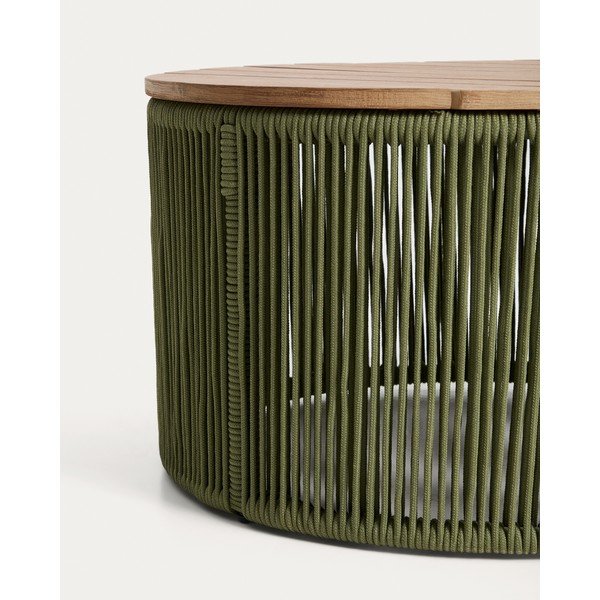 Okrugao vrtni stolić za kavu s pločom stola od bagrema ø 60 cm Dandara – Kave Home-image-4