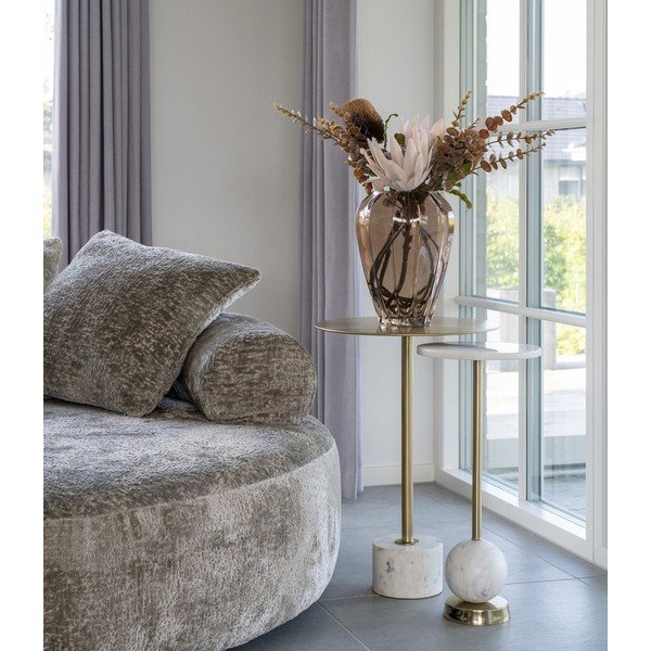 Metalni okrugao pomoćni stol ø 25 cm Salo – House Nordic-image-1