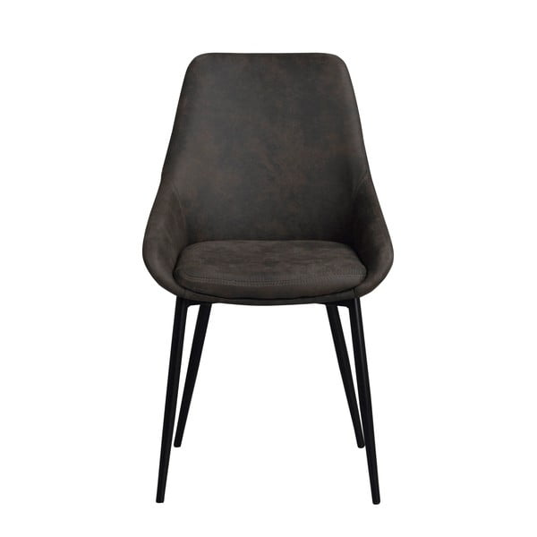 Tamno sive blagovaonske stolice u setu 2 kom Sierra – Rowico-image-2