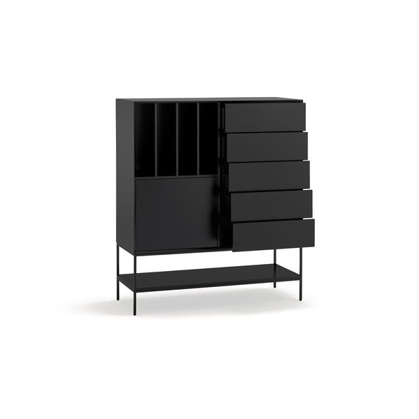 Crni ormarić 120x140x45 cm Platt – Teulat-image-4