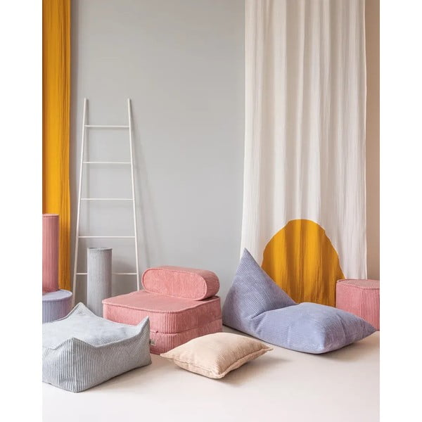 Svjetlo smeđi dječji jastuk za sjedenje od samta Bolster – Wigiwama-image-3