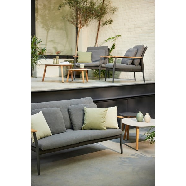 Tamno siva vrtna sofa Ray – Diphano-image-1