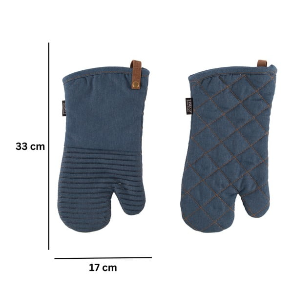 Kuhinjske rukavice u setu 2 kom Indigo – Tiseco Home Studio-image-4