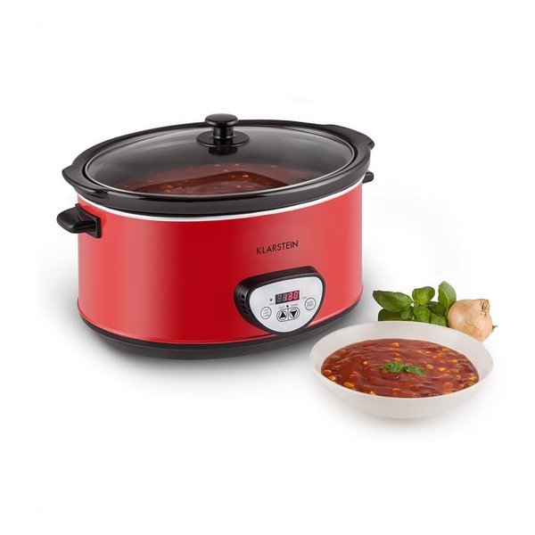 Crveni slow cooker Klarstein Bankett, 6,5 l-image-2